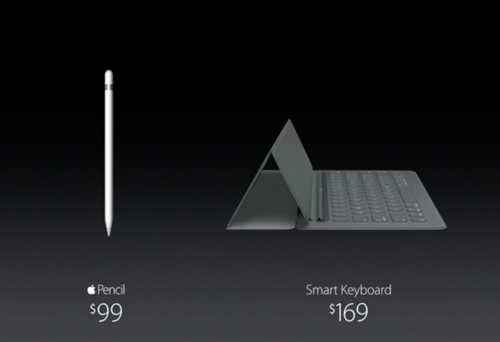 Apple Pencil and Smart Keyboard