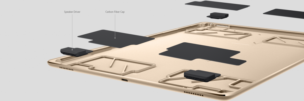 iPad Pro 4-way speaker system