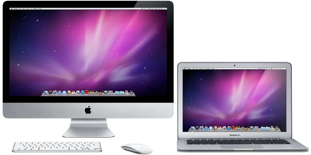 MacBook Air and iMac