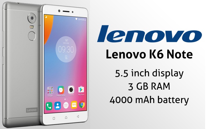 Lenovo K6 Note