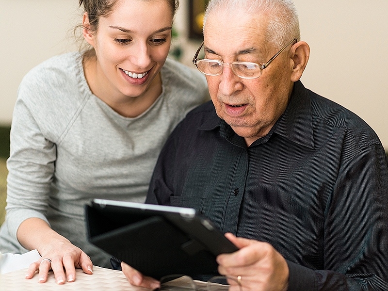 Can Agitation In Dementia Patients Managed With A Tablet Device?