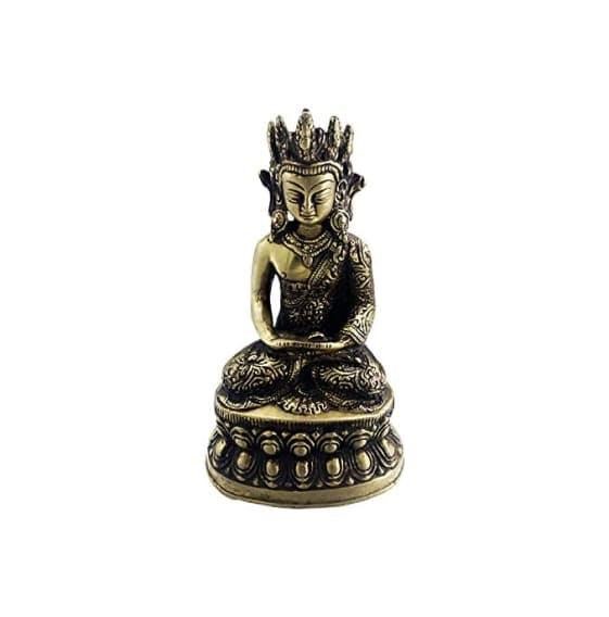 Brass Buddha statue